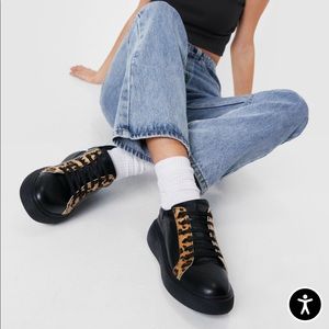 Leopard Chunky Sneakers